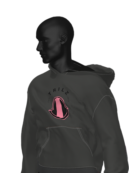 Monogram Distressed Hoodie